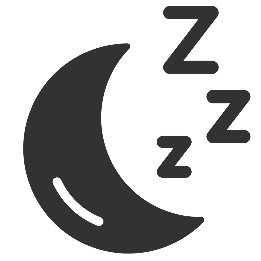 Crescent moon and Zs icon symbolizing Bamboo Is Better’s 30-night sleep trial guarantee