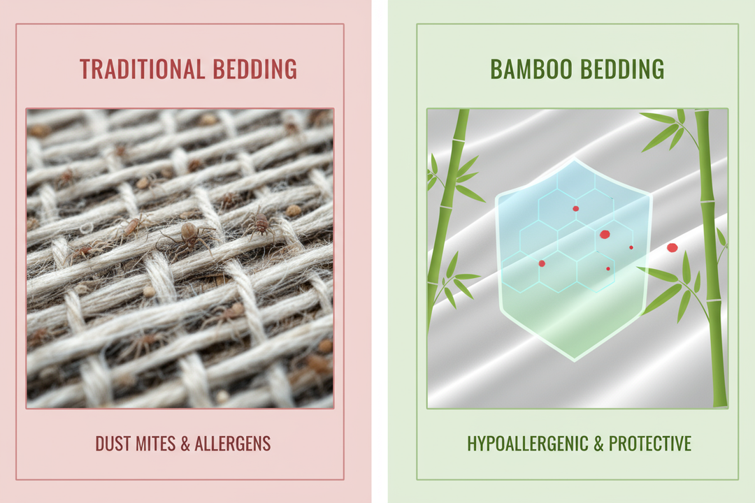 The Allergy Epidemic in Your Bed: How Hypoallergenic Bamboo Fights Dust Mites and Pet Dander