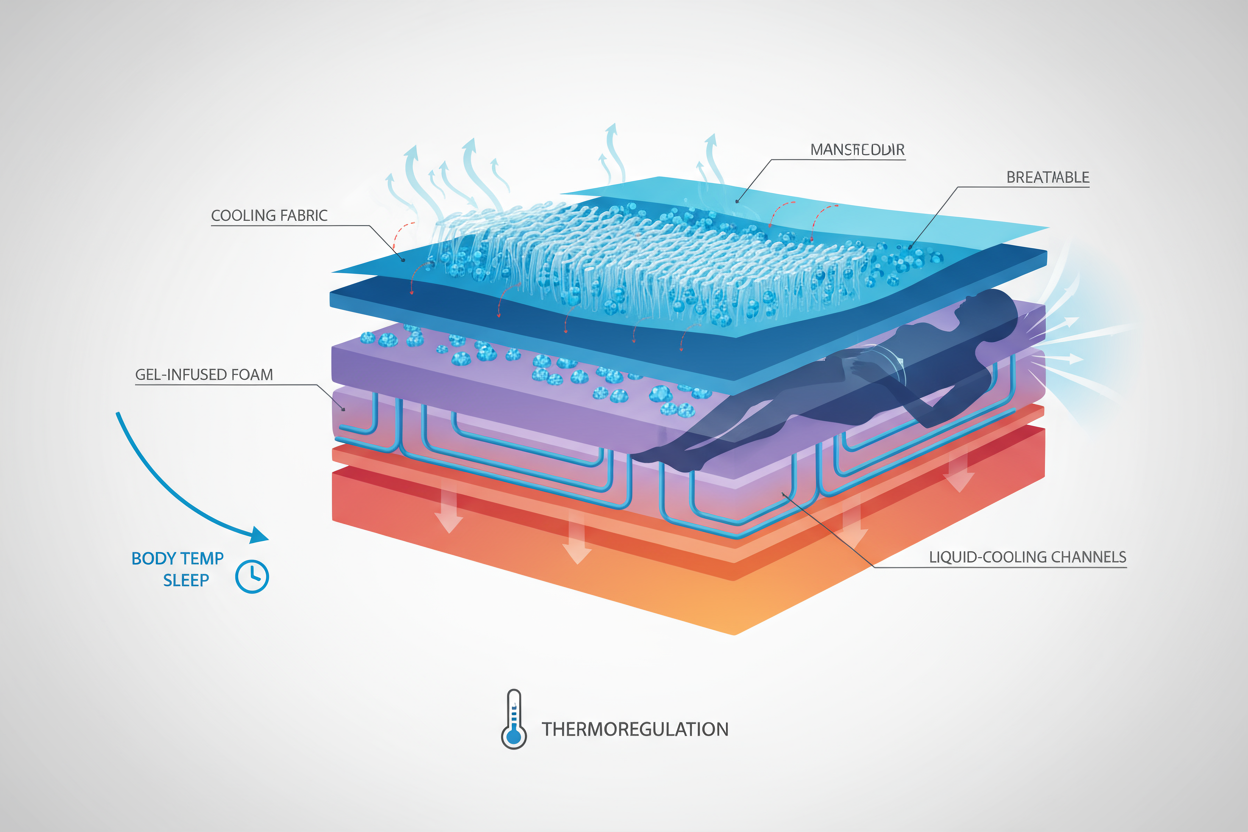 🌡️ The Science of Perfect Sleep Temperature: Thermoregulation from Fiber to Foam