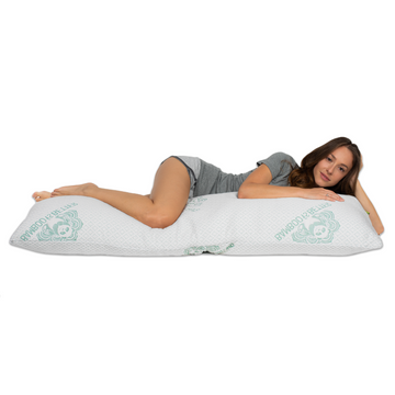 Bamboo Knee Pillow Cover - Replacement Leg Pillow Case - Cooling