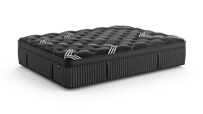 Angled view of the Graphene Cool 2.0 Hybrid Mattress featuring a quilted, cooling surface and reinforced edge design on a white background.