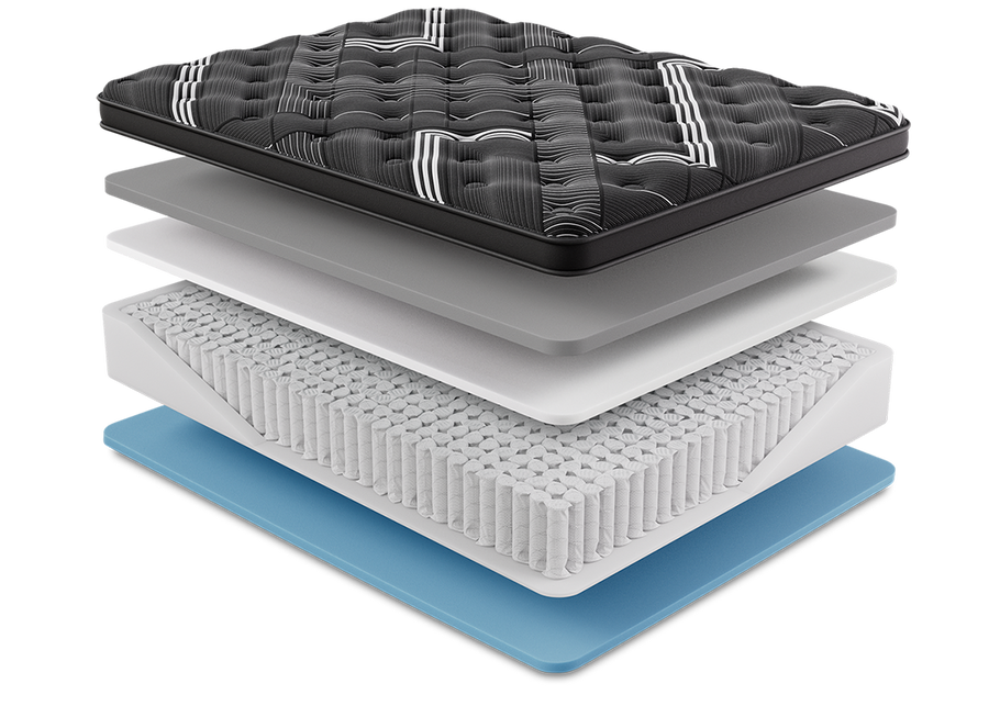 Graphene Hybrid mattress layer cross-section