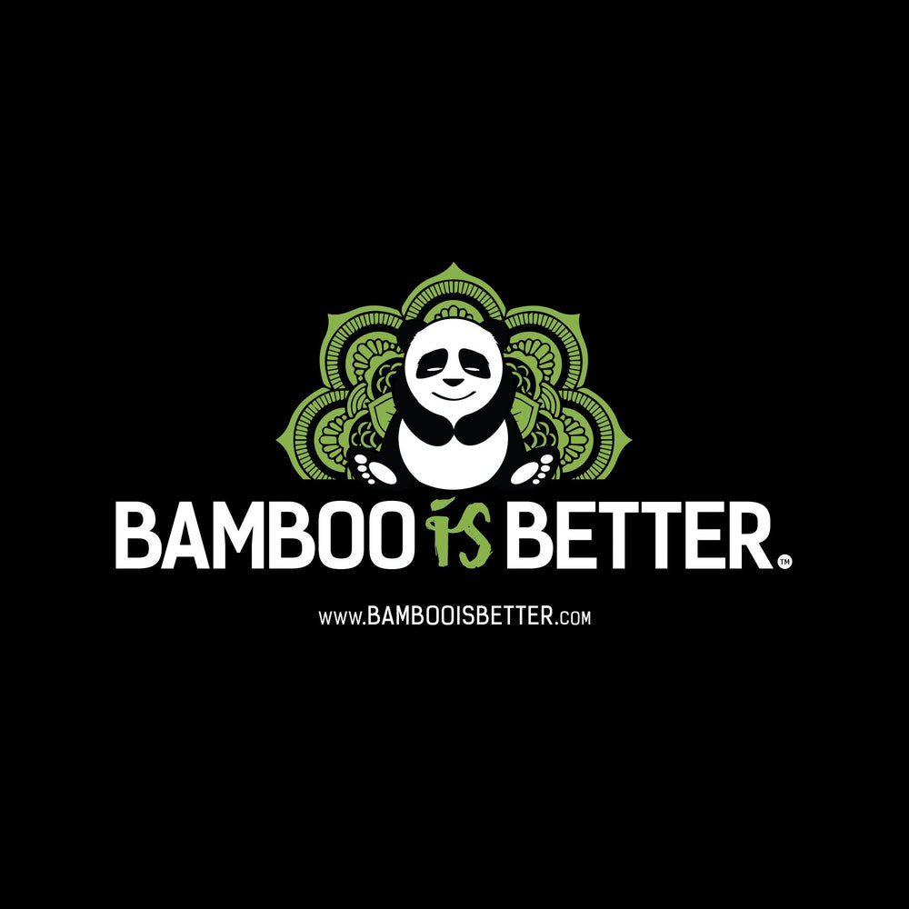 Informational insert from Bamboo Is Better with care guide and eco-friendly brand story