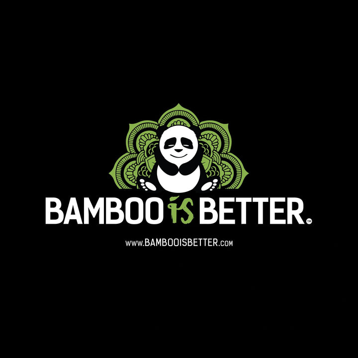 Informational insert from Bamboo Is Better with care guide and eco-friendly brand story