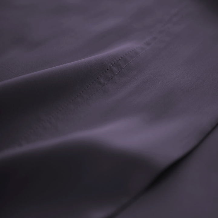 Royal Purple Signature Flat Sheet — stitching detail
