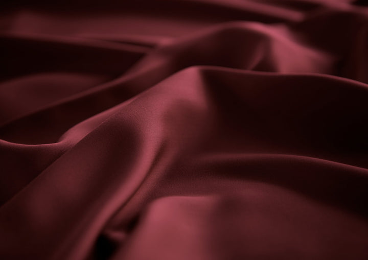 Ruby Red Signature Flat Sheet — close-up fabric detail