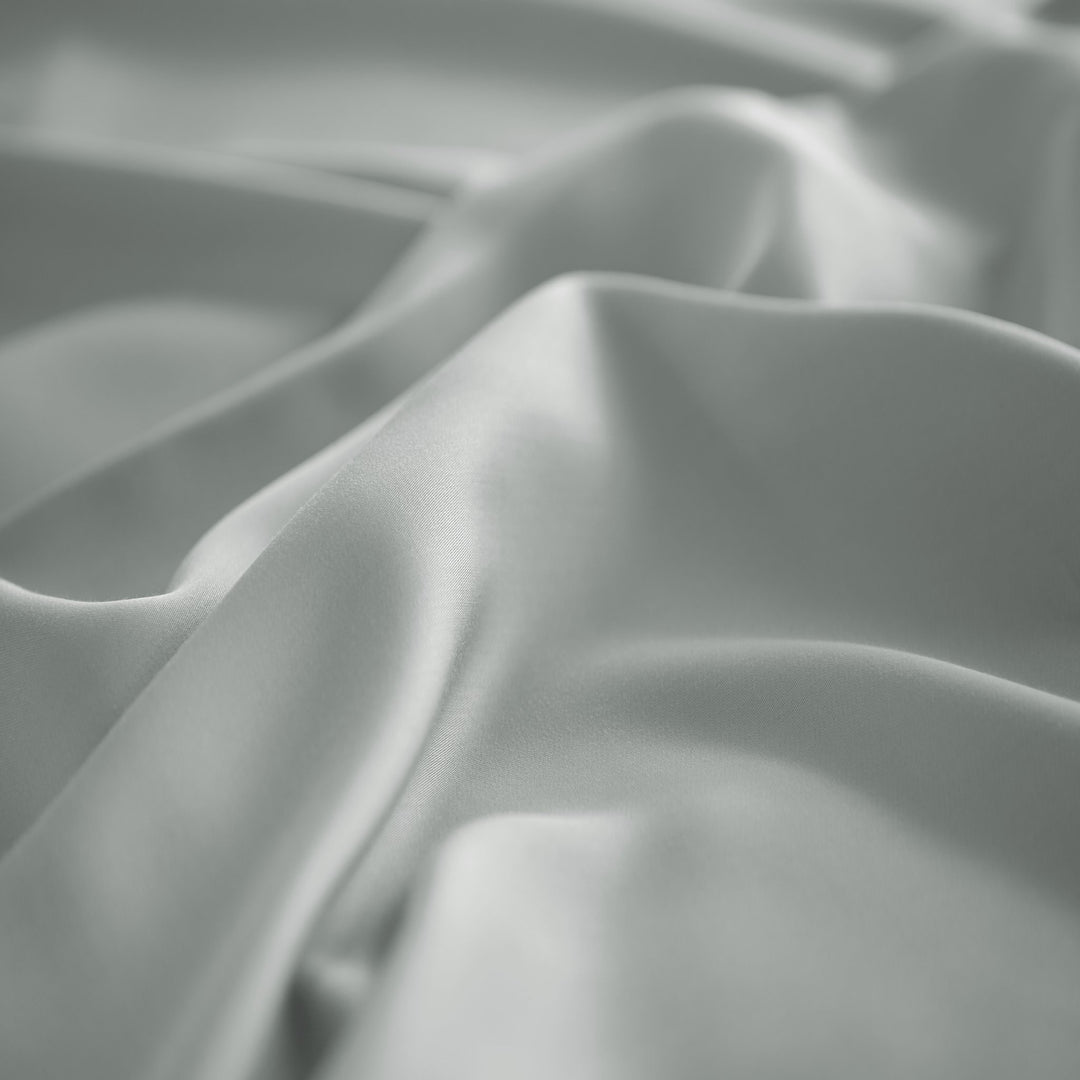 Silver Signature Flat Sheet — close-up fabric detail