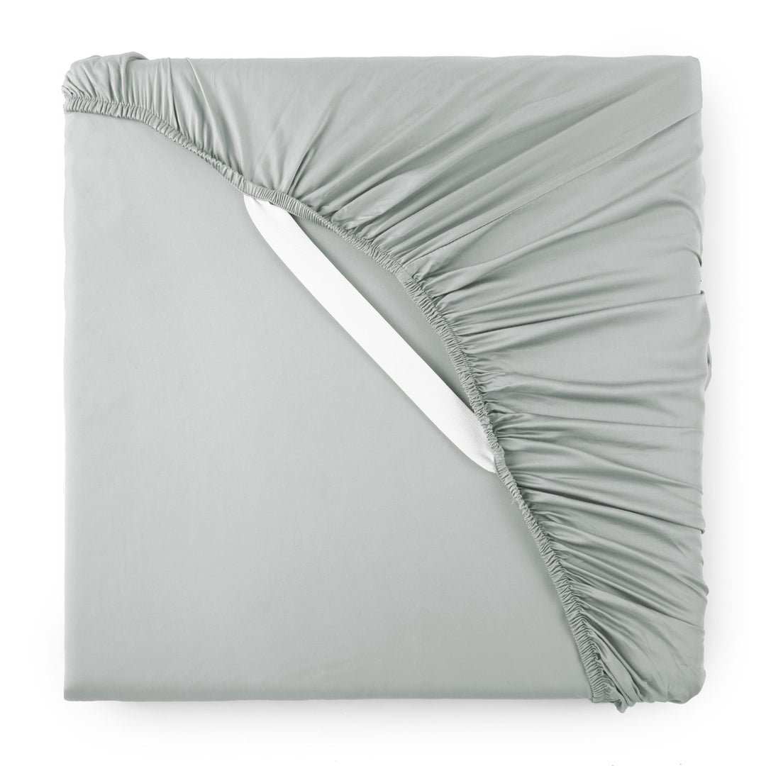 Silver Signature Fitted Sheet — Cooling Bamboo, silo product shot