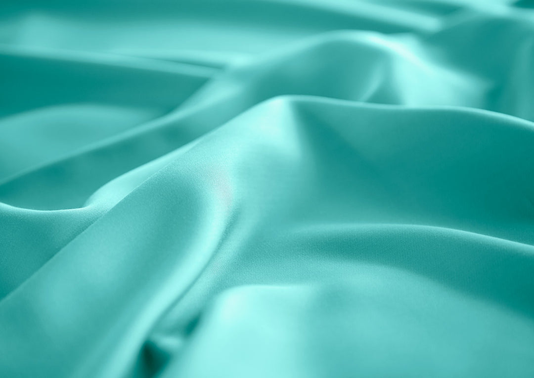 Tiffany Blue Signature Flat Sheet — close-up fabric detail