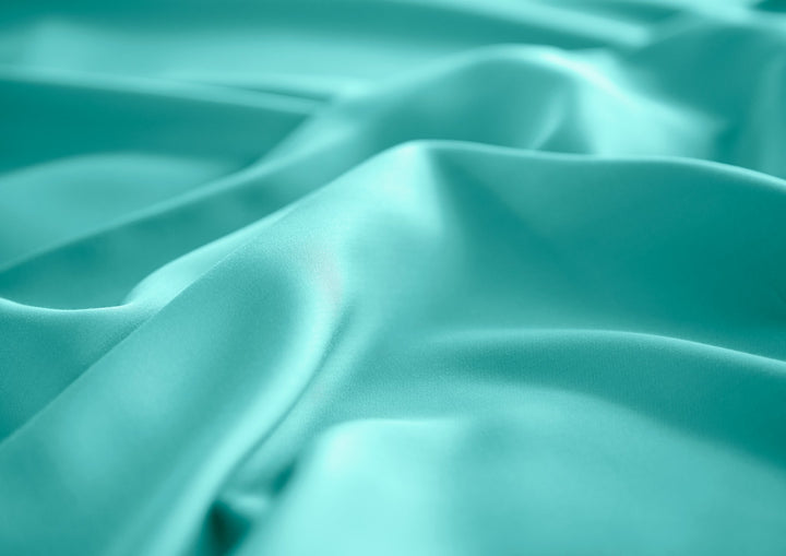 Tiffany Blue Signature Flat Sheet — close-up fabric detail