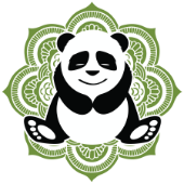 Bamboo Is Better brand logo featuring a peaceful panda with mandala design, symbolizing sustainable luxury and natural comfort in eco-friendly bedding.








