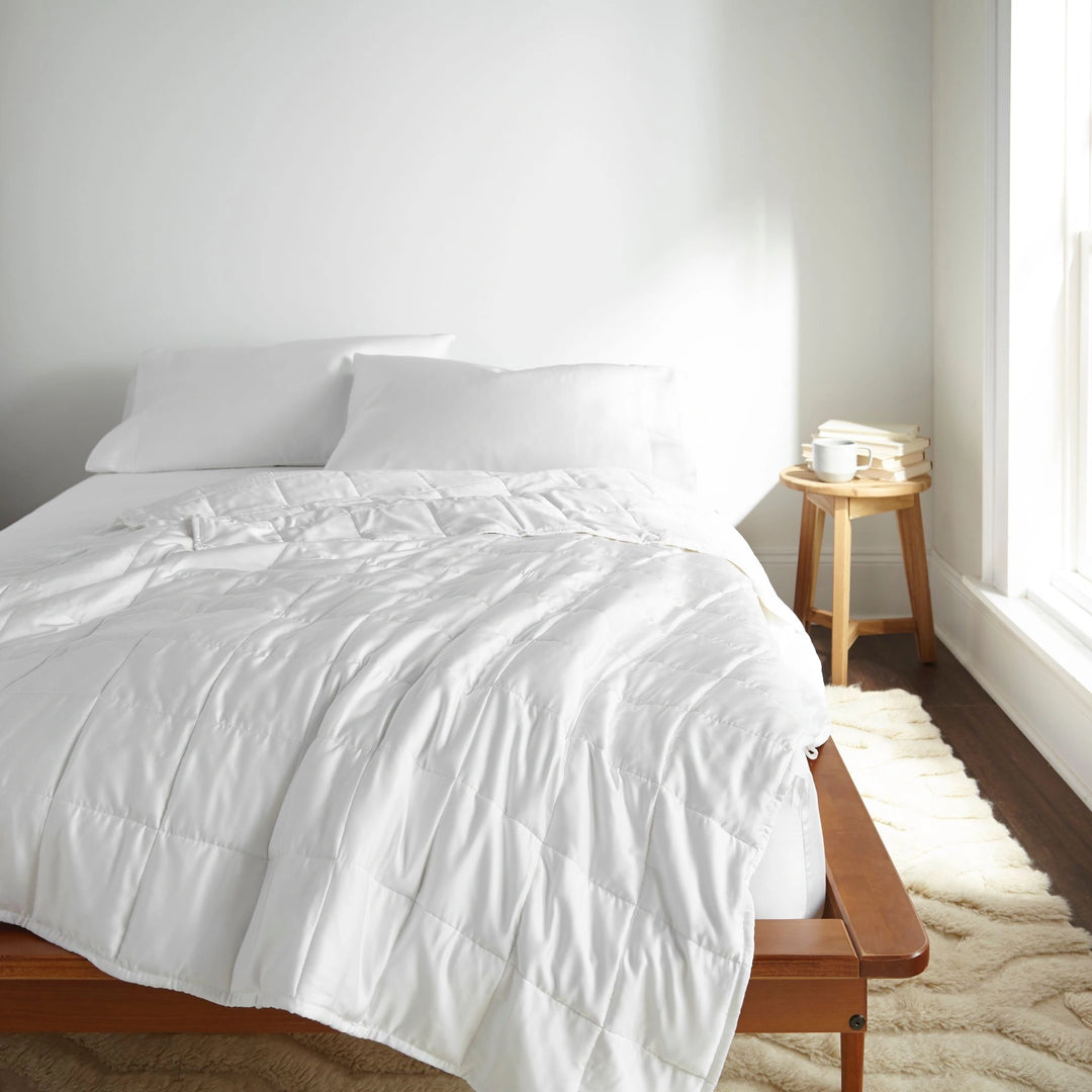 Bamboo Is Better cooling weighted blanket for stress relief and deeper sleep