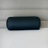 Slate blue cooling bamboo bolster pillowcase crafted from breathable, moisture-wicking fabric for enhanced comfort and style
