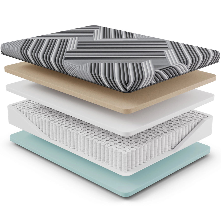 Copper Hybrid mattress layer cross-section