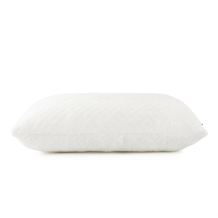 Cooling bamboo lumbar pillow with adjustable support, designed for ergonomic comfort in an office chair setting