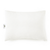 Luxury spa pillow with soft bamboo cover shown on white background